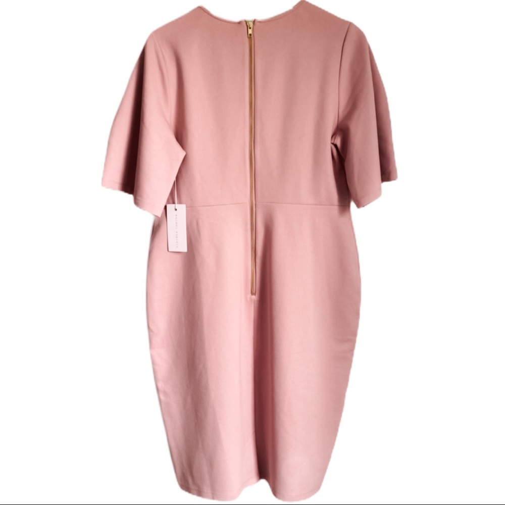 SOLD Rachel Parcell Bodycon Flutter Sleeve Dress - Picture 3 of 8